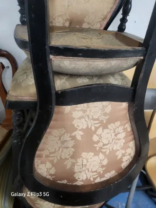 Conjunto de 6 Sillas Antiguas Estilo Clásico