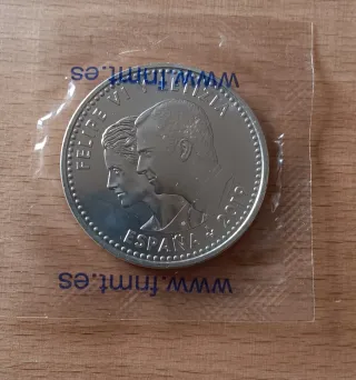 Moneda conmemorativa Felipe VI y Letizia 2019