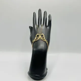 PULSERA MANITA MARIPOSA PERFORADA. Oro 18k.