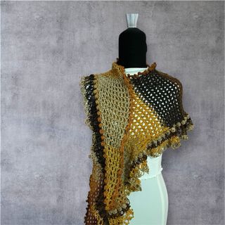 Sciarpa uncinetto fatta a mano