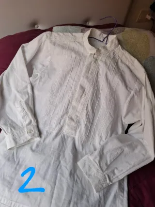 Camisa niño fallero blanca