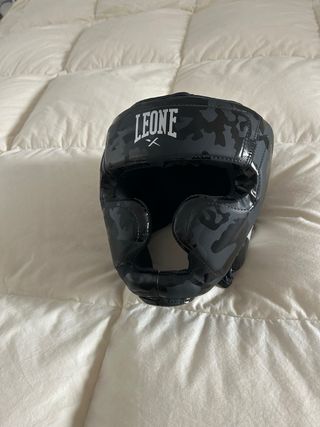 Casco de boxeo Leone camuflaje. Talla M