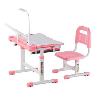 Set Scrivania e Sedia da Lavoro per Bambini Tavolo