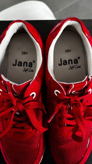 Zapatillas Jana Mujer Rojas Talla 38