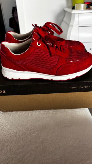 Zapatillas Jana Mujer Rojas Talla 38