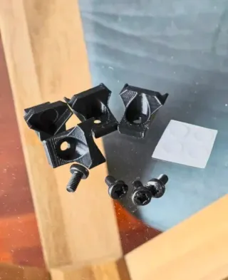 Soportes Blaliden IKEA Negro