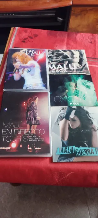 Lote Malú CDs y DVDs