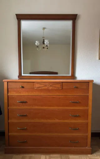 Cabecero de madera para habitación de matrimonio