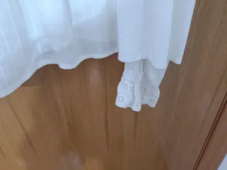 Blusa blanca con encaje