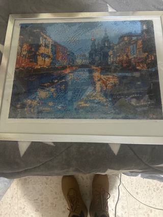 Cuadro Decorativo Lienzo Ciudad Nocturna