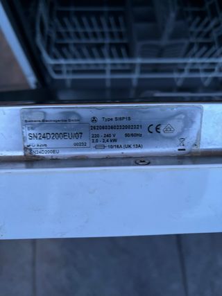 Lavavajillas Siemens