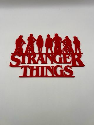 Wall art Stranger Things – stampa 3D rossa