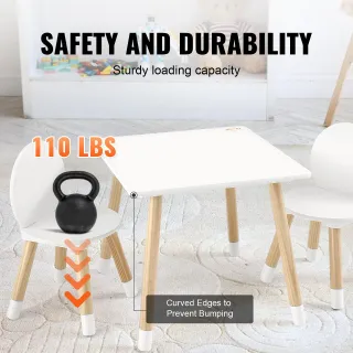 Mobili Bambini 1 Tavolo + 2 Sedie 500x500x437 mm