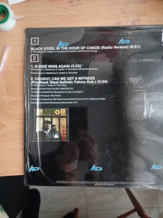 Vinilo Public Enemy Black Steel in the Hour of Cha