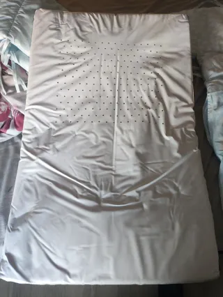 Minicuna colecho blanca con colchon