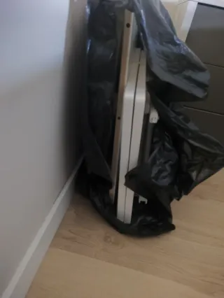 Minicuna colecho blanca con colchon