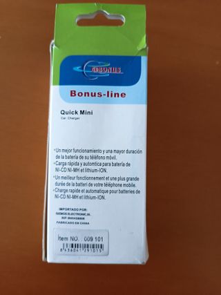 Cargador móviles antiguos para Coche Bonus-line