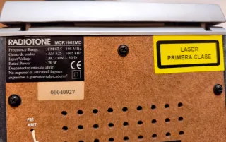 Equipo música Radiotone con CD + Radio + Cassete