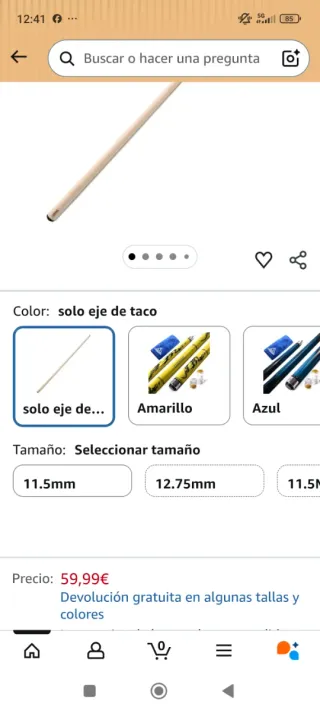 Punta de taco de billar Cuesoul 29 oz