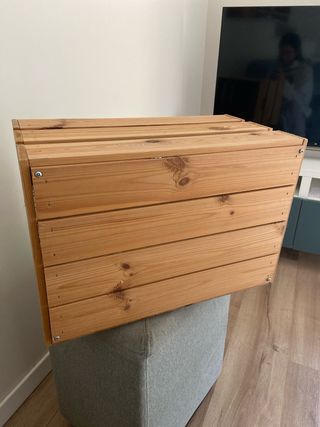 2 Cajas de Madera Ikea