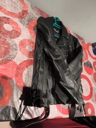 Chaqueta de cuero para hombre 2XL