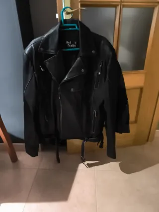 Chaqueta de cuero para hombre 2XL