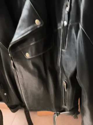 Chaqueta de cuero para hombre 2XL