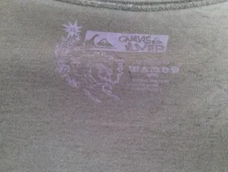 Camiseta Quiksilver Talla XL Camuflaje reversible