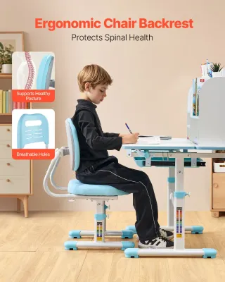 Set Scrivania e Sedia da Studio Bambini Tavolo