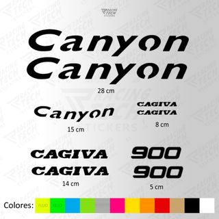 Pegatinas Canyon Cagiva