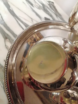 Juego café plata ley