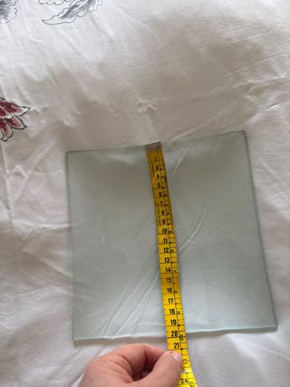 Soprammobile in vetro porta tutto