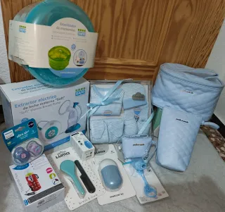 Set Nacimiento Bebé Azul 1