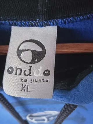 Sudadera azul hombre