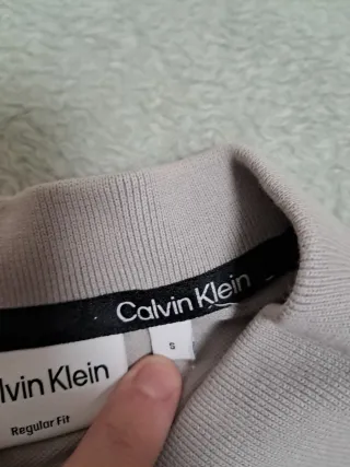 Polo Calvin Klein Gris