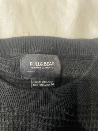 Jersey Pull&Bear Negro Talla M