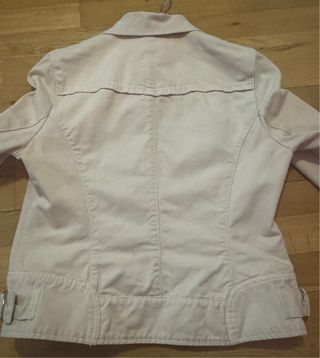 Cazadora vaquera beige