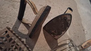 2 Planchas antiguas de hierro