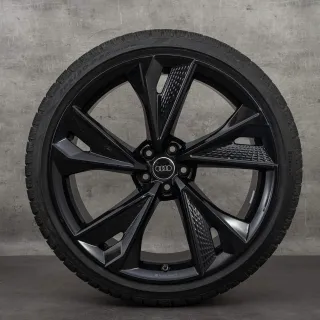 Llantas Audi RS6 22” Negro Brillante