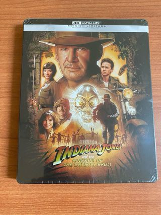 Lote películas Indiana Jones steelbook Blu-ray 4K