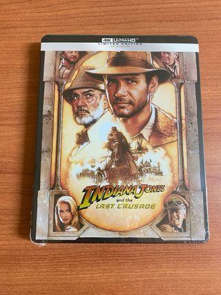 Lote películas Indiana Jones steelbook Blu-ray 4K