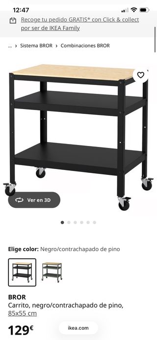Carrito BROR IKEA