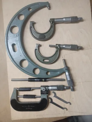 Micrómetros Mitutoyo Antiguos