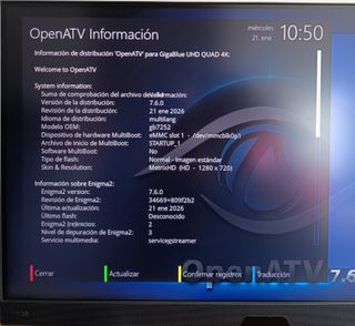 Receptor Satélite GigaBlue UHD Quad 4K