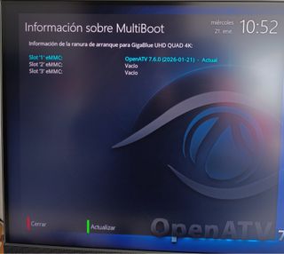 Receptor Satélite GigaBlue UHD Quad 4K