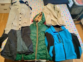 Pack 5 chaquetas: anorak, parca y más