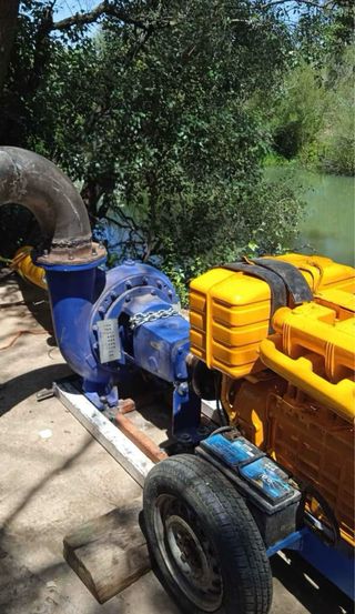 EQUIPO DE RIEGO COMPLETO MOTOR DE 140CV