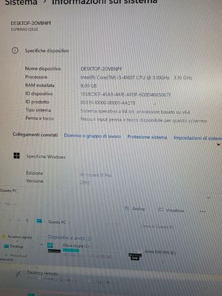 Fujitsu ESPRIMO Q520 i3 8GB RAM 128GB SSD