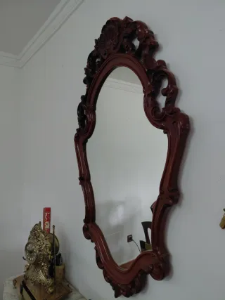 Mueble recibidor y espejo