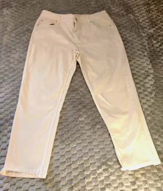 Encuentro Jeans Beige Rectos Retro 2000 Talla L